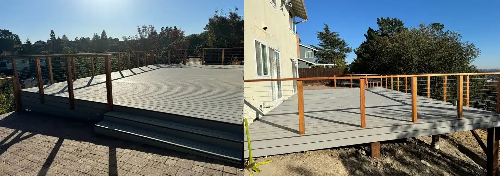 Deck construction in Danville 3