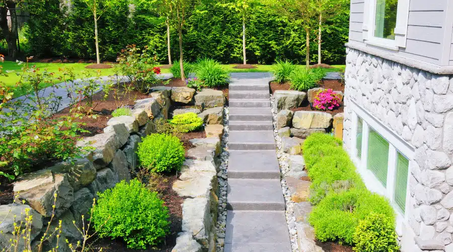 Outdoor landscaping and hardscape San Jose CA - Quartz Construction & Remodeling