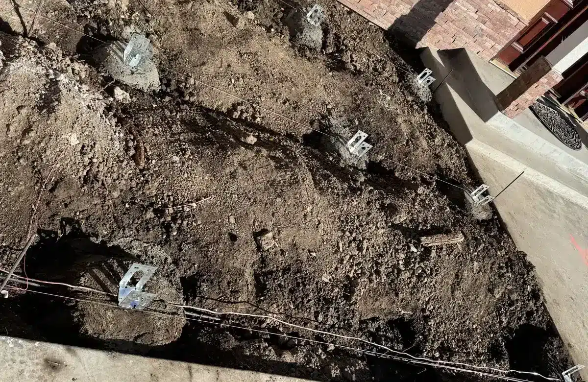 before the deck construction