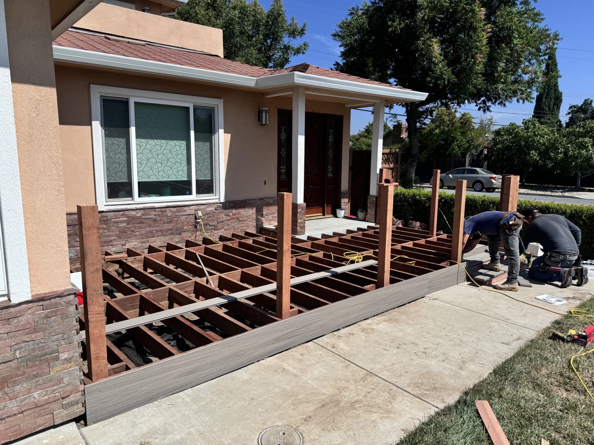 Aluminum patio railing San Jose CA